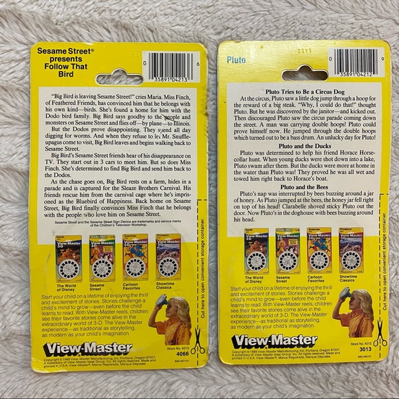 Vintage 3D View-master 2 NIP Reels Sesame Street - Picture 4 of 12